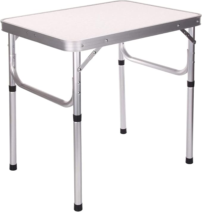 Portable Camping Table Outdoor Folding Table Picnic Camping Desk Aluminum Lightweight Roll Up Dining Tables for Indoor Outdoor Home Party