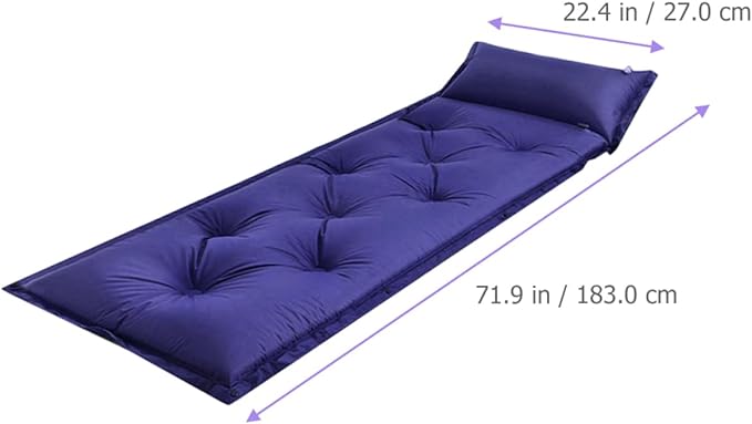 POPETPOP Automatic Inflatable Sleeping Pad Outdoor Camping Cushion for Travel Hiking Picnic Lightweight Durable Design Camping Supply for Backpacking Beach