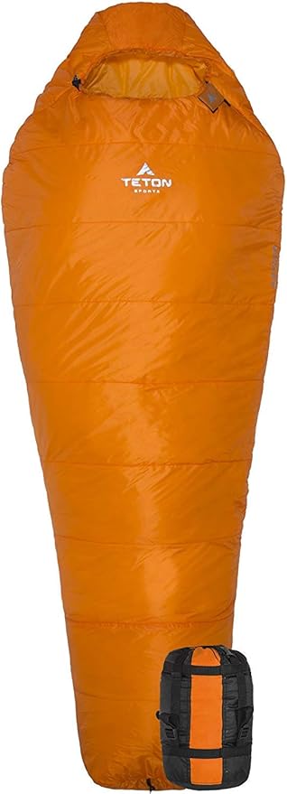 TETON Sports ALTOS 20 Degree and 0 Degree Sleeping Bag for Adults Lightweight Warm Mummy Sleeping Bag for Camping Hiking Backpacking