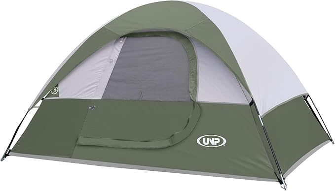 Camping Tent 2-4 Person Waterproof Windproof Tent with Rainfly Easy Set up-Portable Dome Tents for Camping…