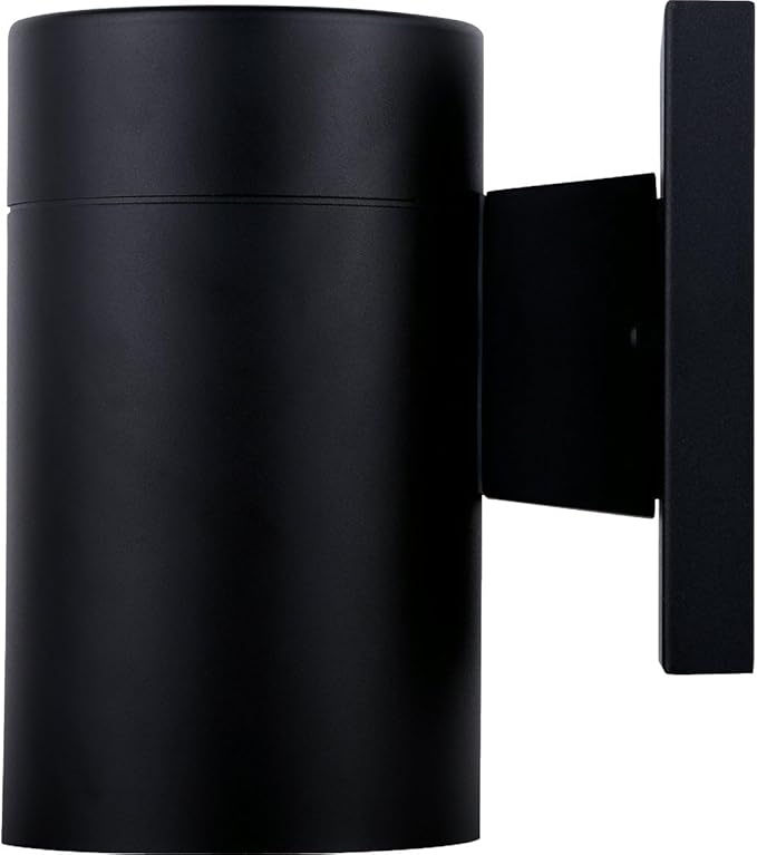 Canarm Nightsky 1-Light Outdoor Lantern Matte Black Wall Light with Easy Install Dark Sky Approved Durable Wet-Rated Outdoor Lighting