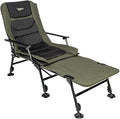 VINGLI Heavy Duty Fishing Chair with Footrest Support 440 LBS Oversized Camping Chairs with 160° Adjustable High Back Beach Chair for Outdoors/Yard/Forest