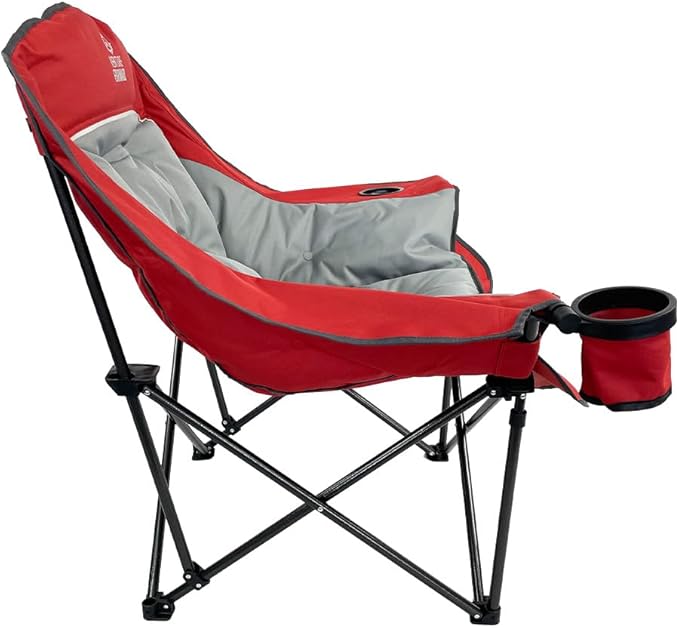 Oversized Folding Camping Chair - Portable and Comfortable 400 lbs. Weight Capacity - Perfect for Camping and Outdoor Activities