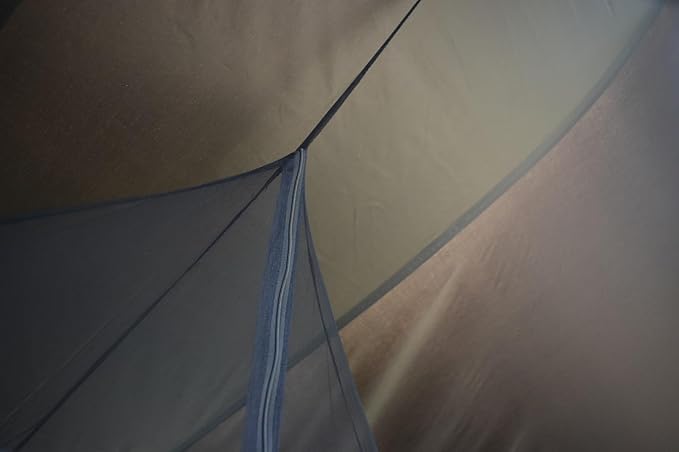 Outdoor Mesh Screen House Lightweight Camping Canopy Tent Net Mesh Outdoor 4-6 Person Mesh Net Travel Portable Tarp Mesh (Medium)