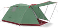 KAZOO 2／4 Person Camping Tent Outdoor Waterproof Family Large Tents 2/4 People Easy Setup Tent with Porch Double Layer | Outdoor Waterproof Family Large Tents Easy Setup