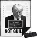 Generic Picnic Outdoor Blanket 50x60 Trump Not Guilty Foldable Blanket for Picnic Beach Camping Park Tailgate