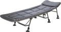 Raised Pillow Design Camping Cot for Adults Portable Folding Bed for Sleeping Tent Cot with Super Soft Removable Mattress
