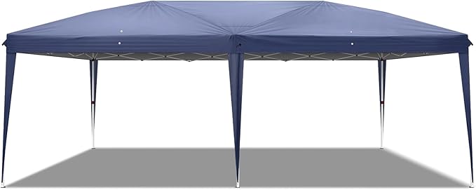 3 x 6m Home Use Outdoor Camping Waterproof Folding Tent with Carry Bag Blue
