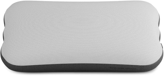 Luno Shredded Memory Foam Camping Pillows - Portable Travel Pillow for air Planes Hiking Car &amp Camp w/Removable Cover - Double Sided Cool &amp Cozy Pillow - 16.5x11 Plush