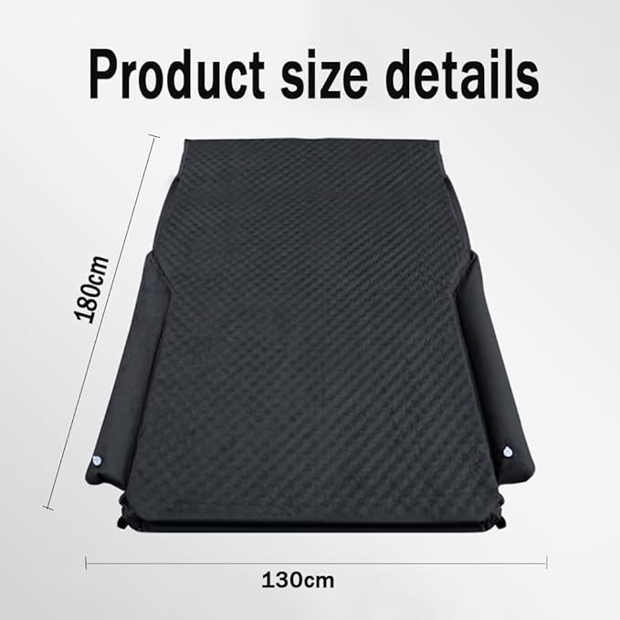 Car Air Mattress for Subaru Outback BT BS BR BP BH 5/4/3/2.Gen 2004-2014 2015-2025 Foldable Thickening Quick Rebound Self-Driving Camping Travel Trunk MattressBlack-Without Pillow