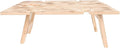 HANABASS Portable Picnic Table Outdoor Folding Table Wooden Construction Folding Dinner for Camping Beach and Picnic