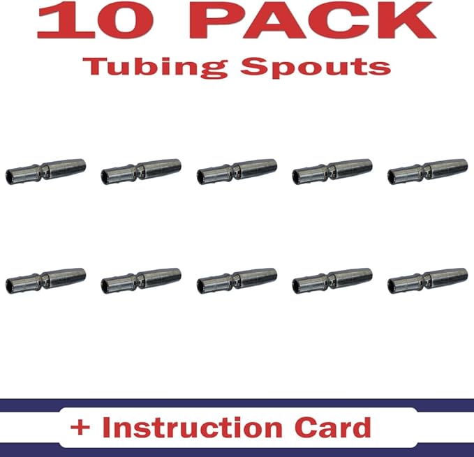 5/16 Stainless Steel Maple Tubing Spouts – Premium Tapping Spiles for Collecting Sap &amp Making Maple Syrup (10)