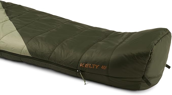 Kelty Cosmic Synthetic Fill 40 Degree Backpacking Sleeping Bag with Compression Straps Compact and Lightweight 2022