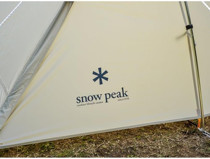 Snow Peak Vault 4 Person Tent Versatile Open Air Shelter Outdoor Adventure Camping Three Seasons Ivory