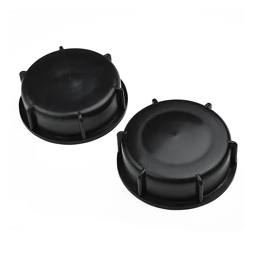 IBC Tote Lid 8 Pcs IBC Cap Adapter Coarse Thread Faucet Accessories Hose Outside Valve Cover Water Tote Tank for Industries Storage