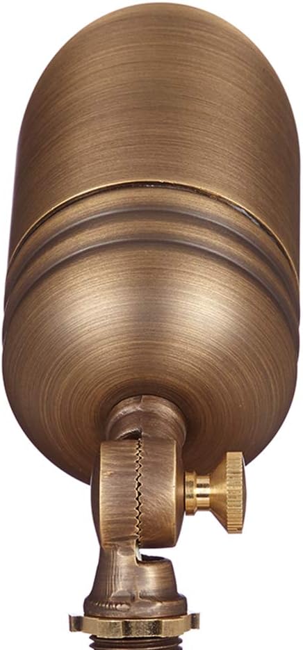 VOLT 20-Pack 12V Fat Boy Solid Brass Outdoor Spotlights (Bronze) for Low Voltage Landscape Lighting of Yard Lawn Garden Patio Trees &amp House