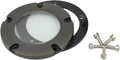 Ironsmith Lighting Products Decorative Solid Brass Cover Kit for In Ground Well Light - Oil-Rubbed Bronze Finish Stainless Steel Screws and Rubber Gasket Included - (Fixture Body Not Included)