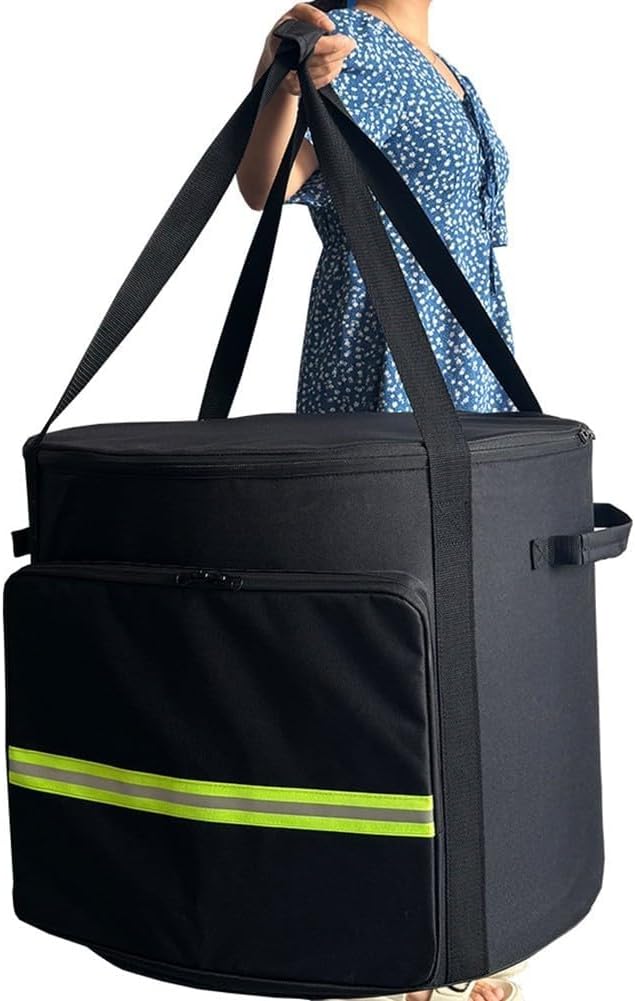 Reflective pizza oven tote bag designed for for Pi for Prime gas pizza oven with spacious storage and sturdy material for outdoor use