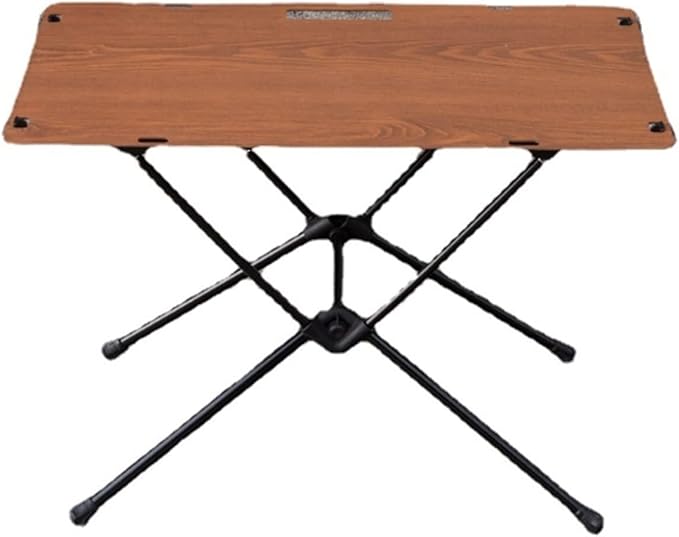 Camp Table Foldable Aluminum Lightweight Folding Table Compact Roll-Up Table for Fishing Picnic BBQ and Outdoor Activities