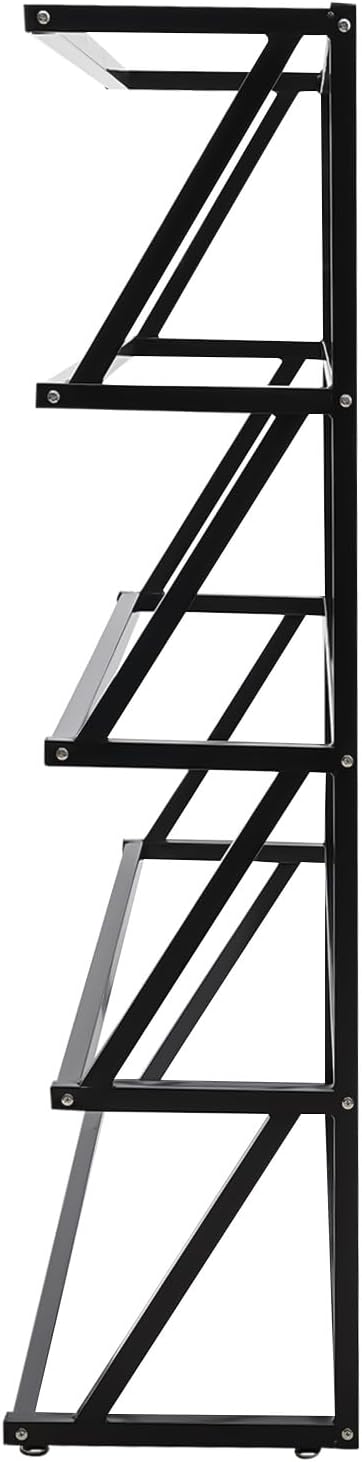 59.06in 5 Tier Retail Display Rack Market Shelf Metal Wire Display Shelf Fruit Vegetable Snack Basket Set Shelf 220 Lbs Capacity 10 Hollow Plastic Storage Containers Protective Covers