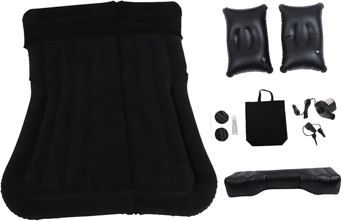 1Set Car Inflatable Mattress Portable Outdoor Air Mattress for SUV Travel Comfortable Design for Camping and Road Trips Durable Skin Friendly Materials Easy to Store