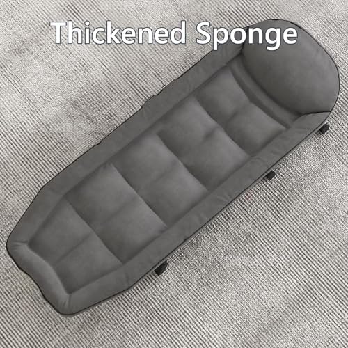Portable Folding Adult BedAdult Folding Bed Rollaway Beds with Mattresses Thickened Steel Pipe Storage Bag Adjustable Angle Camping Cots for Adults for Camping Office Outdoor Tra