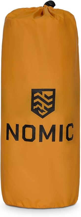 Nomic Lumin AIR Self Inflating Sleeping Pad Extra Thick 4 Insulated Camping Mat with Built-in Foam Pump 30s Inflate / 5s Deflate Integrated 6 Pillow 79 x 26 x 4 in Est. R-Value 4
