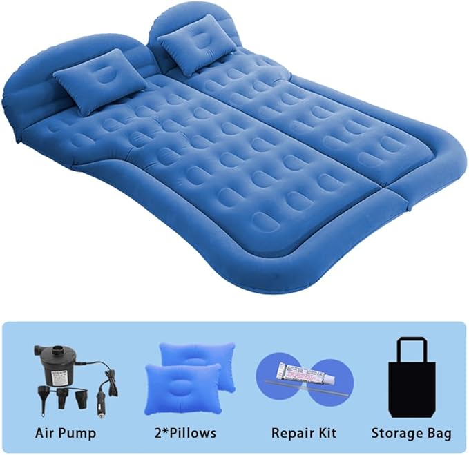 Car Inflatable Air Mattress for Ford Excursion 2000 2001 2002 2003 2004 2005 Portable Boot Air Mattress Cushion Outdoor Travel Camping Sleeping Gear AccessoriesBlack