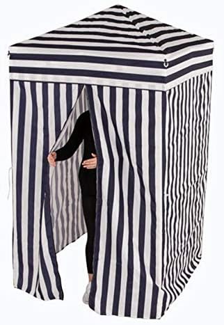 Impact 4'x4' Pop up Changing Dressing Room Black and White