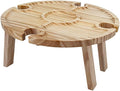 SUPVOX Portable Camping Table Compact Folding Outdoor Picnic Desk Wine Table for Beach