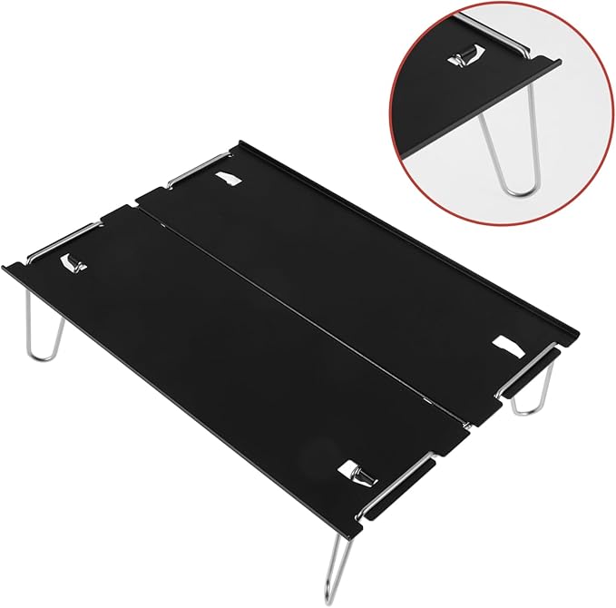 HANABASS Folding Table Outdoor Tea Table Multi-Functional Portable Desk for Camping Picnic Travel