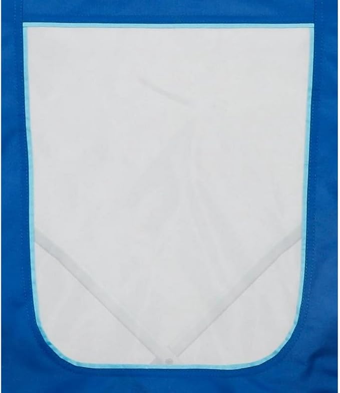 Folding Hard Arm Beach Bag Chair Blue New
