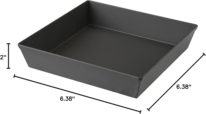 Lloyd Pans Kitchenware Sicilian Style Pizza Pan 6 Inch by 6 Inch by 2 Inch - PSTK