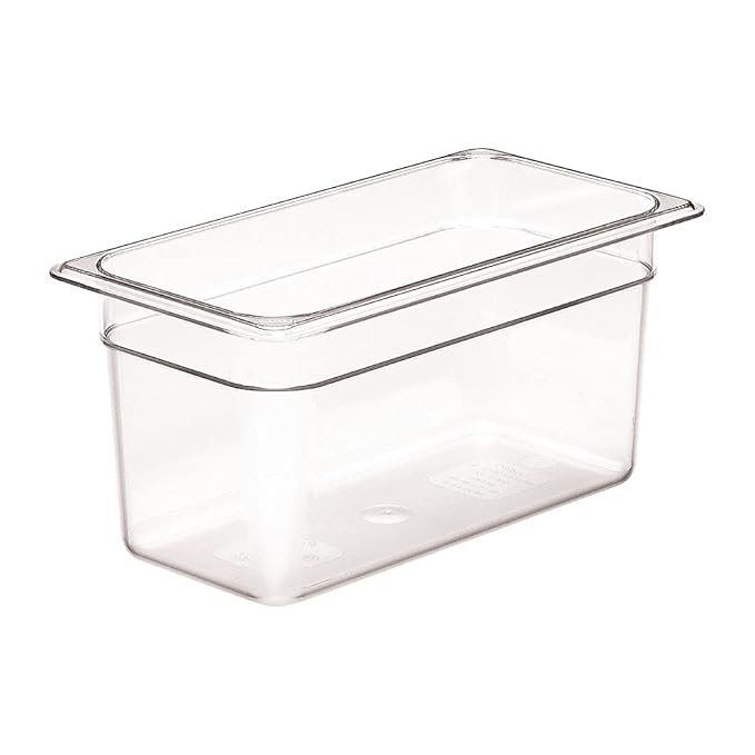 Cambro Clear Food Pan Third Size (6-15/16 x 12-3/4) - 6