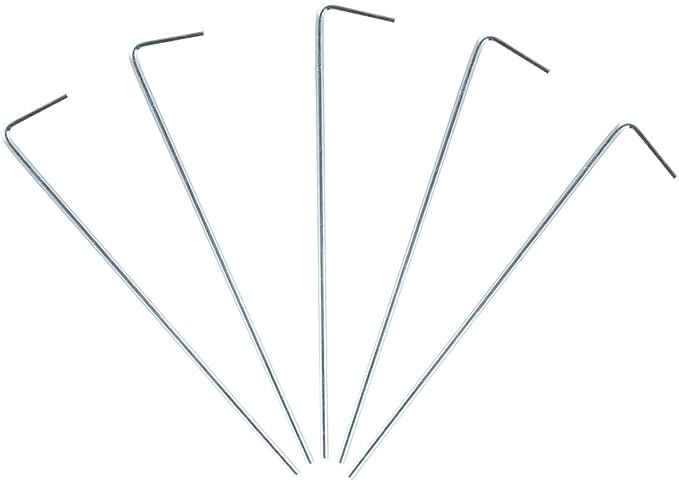 40Pcs Heavy Duty Tent Stakes for Camping Garden Ground Pegs Shape Design for Canopies and Tarps Wind Resistant Outdoor Accessories