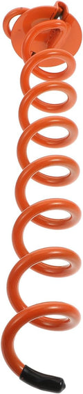GANAZONO Heavy Duty Spiral Ground Stake Peg Large Orange Iron Ground Nail Fixator for Outdoor Lawn Camping Tent and Pet Tie