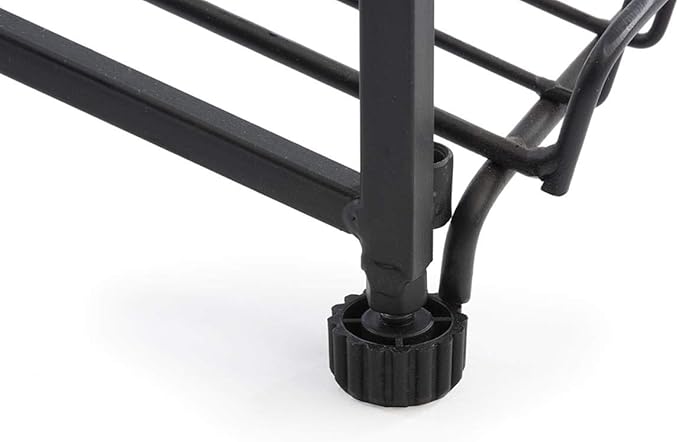 Displays2go Countertop Wire Rack Three Open Shelves Black (WCR3SBK)