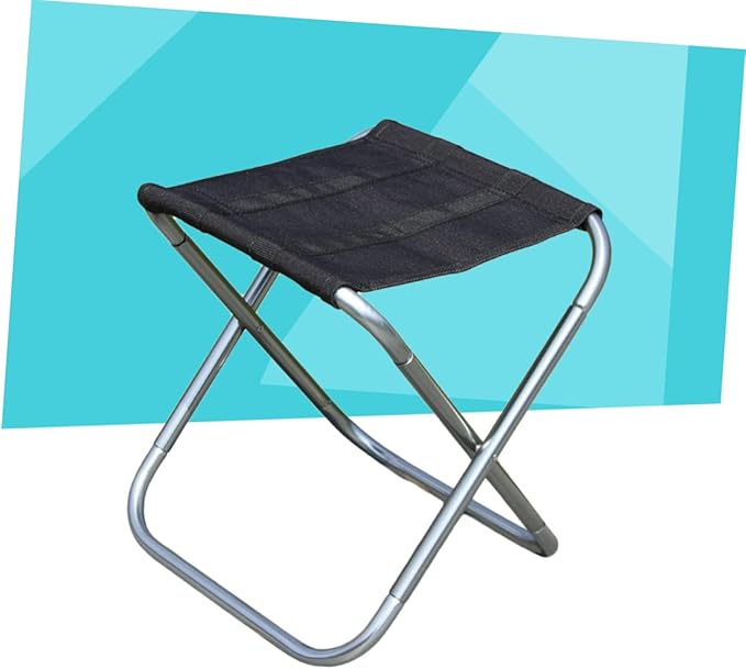 Camping Stool Lightweight Oxford Chair Portable Folding Stool for Adults Beach Travel BBQ Outdoor Activities