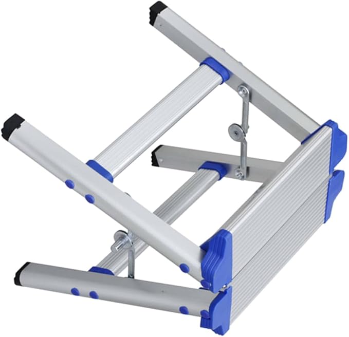 Aluminum Alloy Folding Stool for Home Outdoor Collapsible Step Ladder Chair Portable Hiking Seat Folding Design Random Style