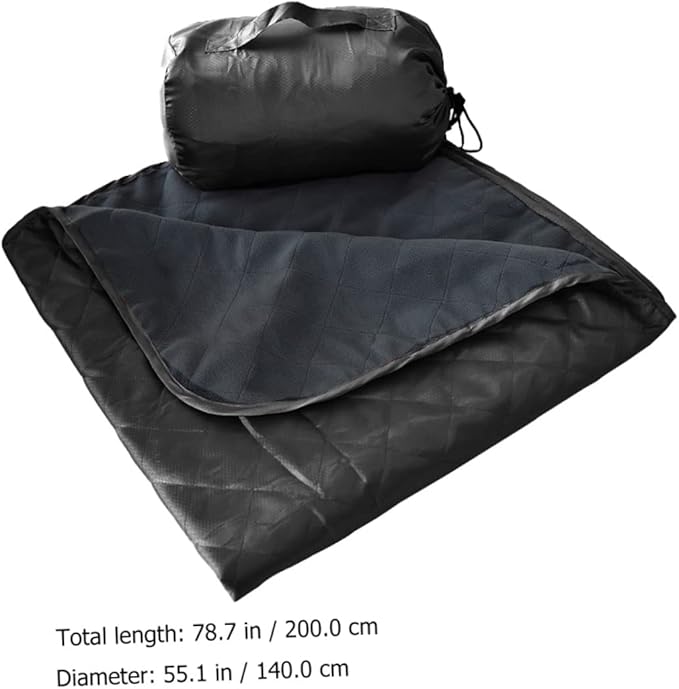 Outdoor Camping Blanket Moisture Fleece Nap Blanket Compact Picnic Mat for Beach Festivals and Picnics Easy to Pack and Carry
