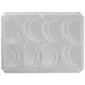 Culinary Puree White Polypropylene Ham Slice Puree Mold - 17L x 11W