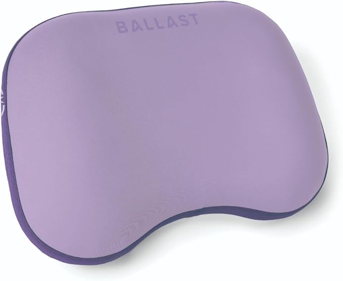 Ballast Beach Pillow - A Comfy Inflatable Camping Pillow That Stays Put On Windy Beaches Great for Pools Festivals and Camping - Starlight Purple (Standard Edition)