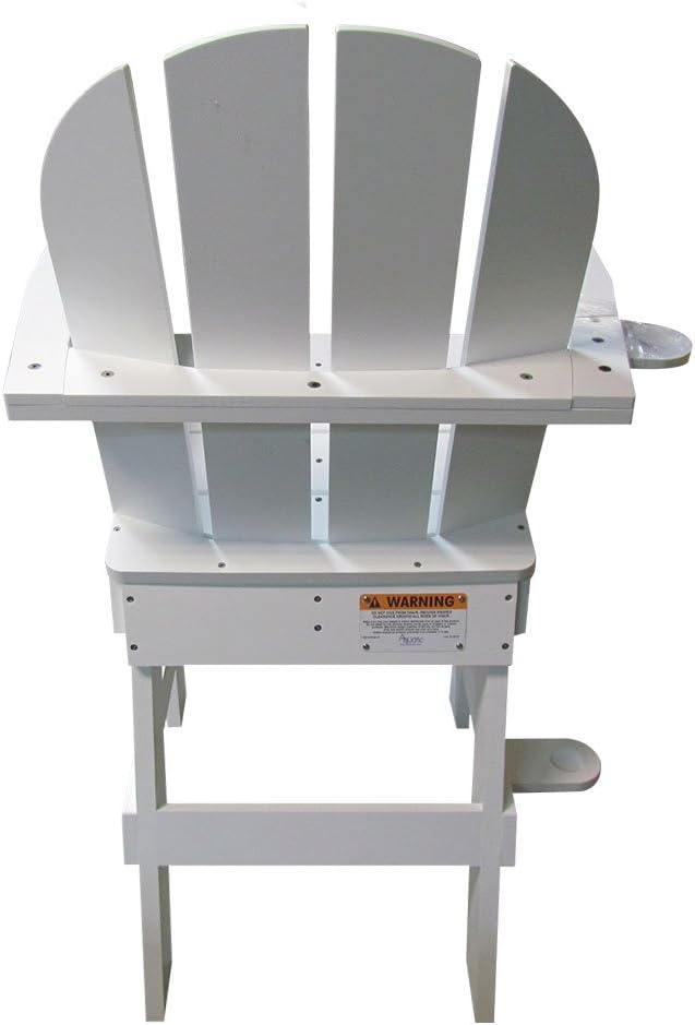 Lifeguard Chair for Pool Lake and Beach - Marine-Grade Materials – Weather Resistant - Long Lasting Quality – Made in USA - Model LG500