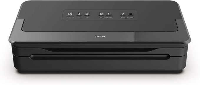 Anova Culinary Precision Vacuum Sealer Pro Includes Large Bag Roll (19ft) Wet &amp Dry Dual Food Vacuum Sealer Machine for Sous Vide and Long-Term Storage 2-Year Warranty