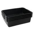 13 Liters Commercial Bus Tubs 4 Packs Bus Tubs Box/Wash Basin Tub