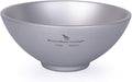 Boundless Voyage 220ml Titanium Double Walled Food Bowl for Adult Children Ultralight Portable Soup Rice Bowl Outdoor Camping Metal Durable Tableware Ti1085T