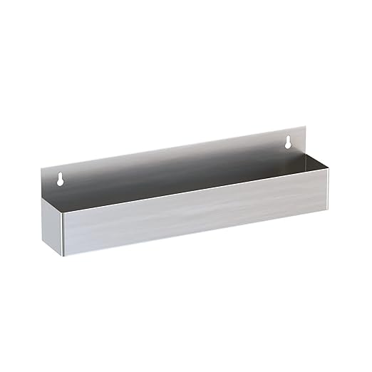 Stainless Steel Single Tier Speed Rail Liquor Rack Speed Rack Bottle Holder - 24 Inch