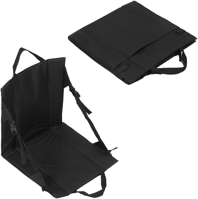 Folding Stadium Seat Cushion Portable Lightweight Bleacher Seat for Outdoor Sports Events Picnics Beaches with Carry Handle