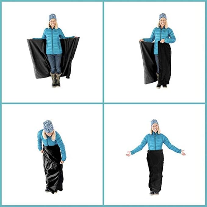 Mozy Tall | The Wearable Thermal Wrap for The Outdoors | 2 Inches Taller | Black