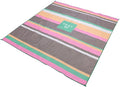 Roxy Sand-Free Beach Mat – Large Waterproof Outdoor Picnic Blanket Lightweight Foldable Mat for Beach Camping Park or Travel – Fits 4-6 People Quick-Dry Durable